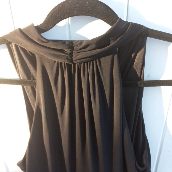 Evan Picone Black Sleeveless Dress Women’s Size 10 Party Formal Wedding - Picture 5 of 6